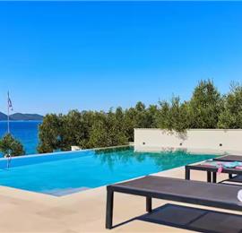 6 Bedroom Seafront Villa with Pool near Slano, Sleeps 12-14